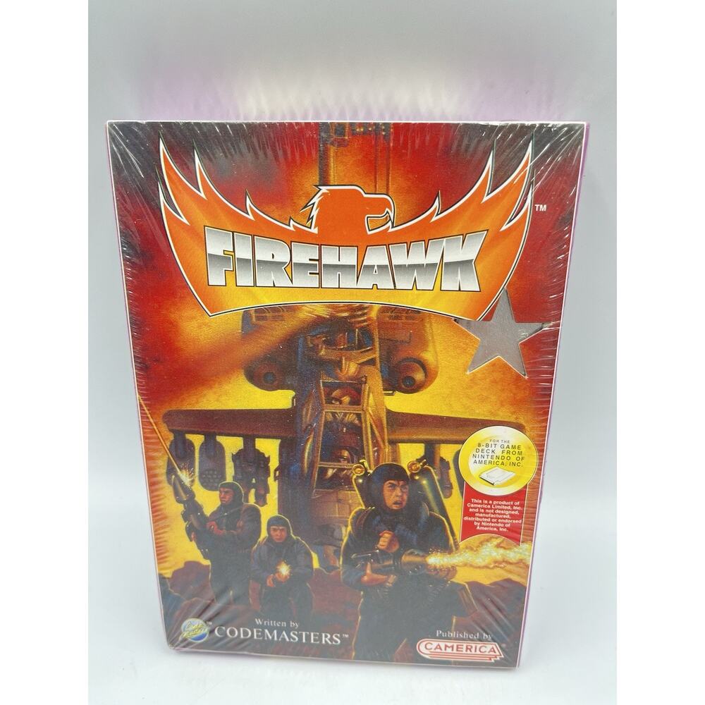 Firehawk (Nintendo NES) NEW Factory Sealed With Protective Case